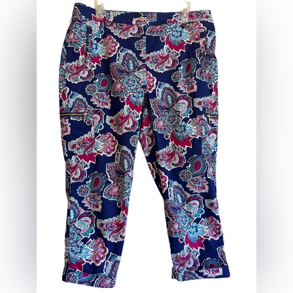 Chicos cropped pants Chicos size 2 petite USA 12 petite - Picture 1 of 7